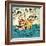 Archie Comics Retro: Archie and Betty Comic Panel; Drowning (Aged)-null-Framed Art Print