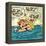 Archie Comics Retro: Archie and Betty Comic Panel; Drowning (Aged)-null-Framed Stretched Canvas