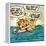 Archie Comics Retro: Archie and Betty Comic Panel; Drowning (Aged)-null-Framed Stretched Canvas