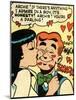 Archie Comics Retro: Archie and Veronica Comic Panel; Smack! (Aged)-null-Mounted Art Print
