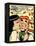 Archie Comics Retro: Archie and Veronica Comic Panel; Smack! (Aged)-null-Framed Stretched Canvas