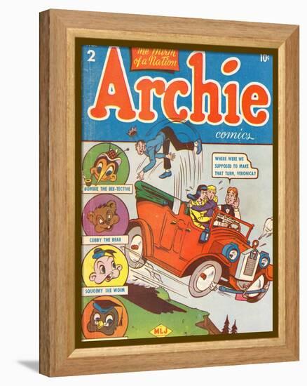 Archie Comics Retro: Archie Comic Book Cover No.2 (Aged)-Bob Montana-Framed Stretched Canvas