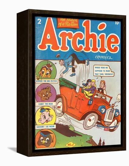 Archie Comics Retro: Archie Comic Book Cover No.2 (Aged)-Bob Montana-Framed Stretched Canvas