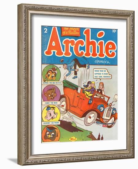 Archie Comics Retro: Archie Comic Book Cover No.2 (Aged)-Bob Montana-Framed Art Print