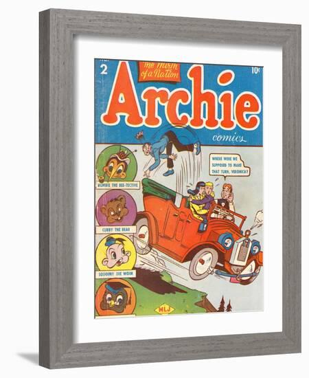 Archie Comics Retro: Archie Comic Book Cover No.2 (Aged)-Bob Montana-Framed Art Print