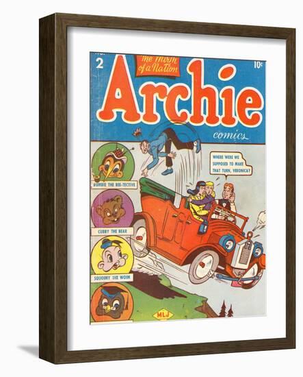 Archie Comics Retro: Archie Comic Book Cover No.2 (Aged)-Bob Montana-Framed Art Print