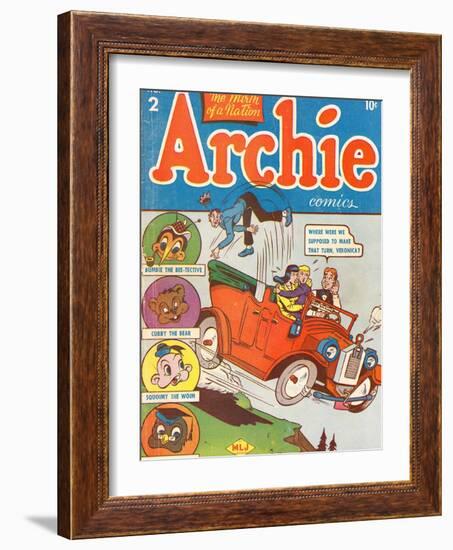 Archie Comics Retro: Archie Comic Book Cover No.2 (Aged)-Bob Montana-Framed Art Print