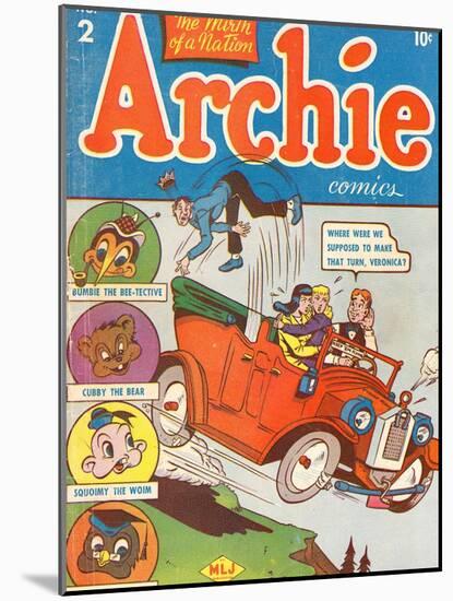 Archie Comics Retro: Archie Comic Book Cover No.2 (Aged)-Bob Montana-Mounted Art Print