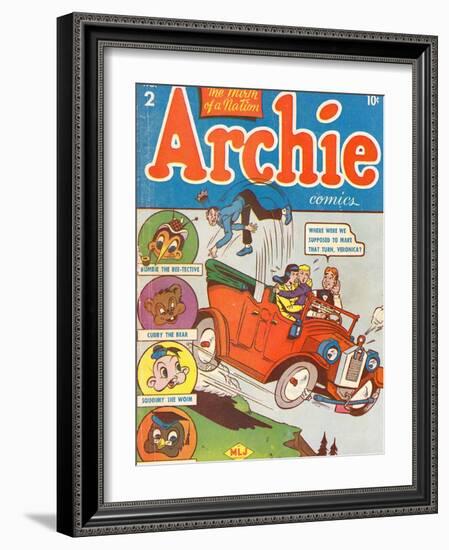 Archie Comics Retro: Archie Comic Book Cover No.2 (Aged)-Bob Montana-Framed Art Print