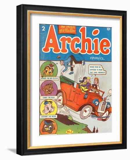 Archie Comics Retro: Archie Comic Book Cover No.2 (Aged)-Bob Montana-Framed Art Print