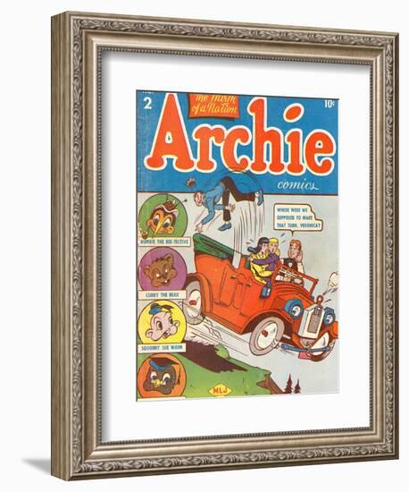 Archie Comics Retro: Archie Comic Book Cover No.2 (Aged)-Bob Montana-Framed Premium Giclee Print