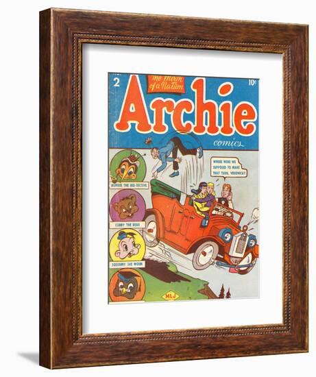 Archie Comics Retro: Archie Comic Book Cover No.2 (Aged)-Bob Montana-Framed Premium Giclee Print