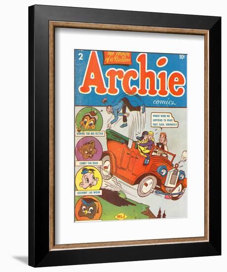 Archie Comics Retro: Archie Comic Book Cover No.2 (Aged)-Bob Montana-Framed Premium Giclee Print