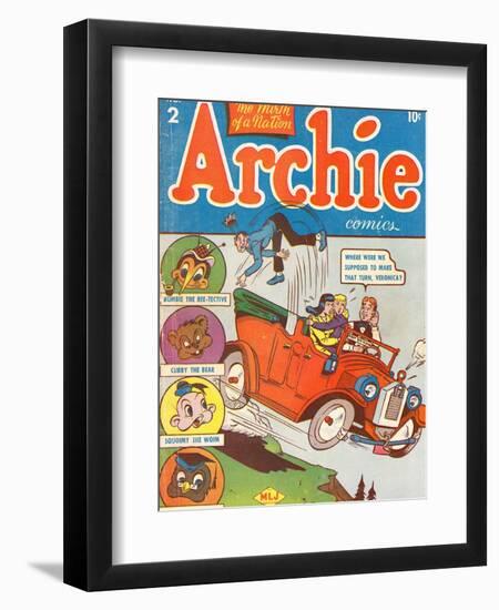 Archie Comics Retro: Archie Comic Book Cover No.2 (Aged)-Bob Montana-Framed Premium Giclee Print