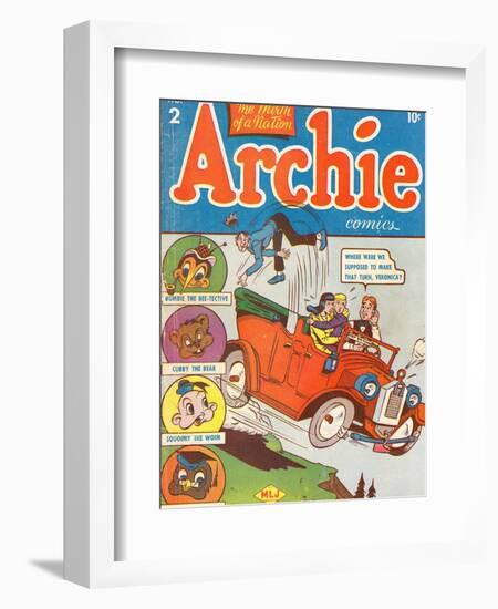 Archie Comics Retro: Archie Comic Book Cover No.2 (Aged)-Bob Montana-Framed Premium Giclee Print