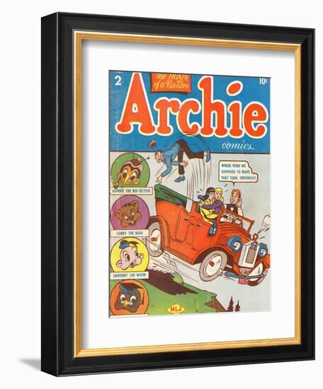 Archie Comics Retro: Archie Comic Book Cover No.2 (Aged)-Bob Montana-Framed Premium Giclee Print