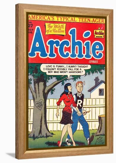 Archie Comics Retro: Archie Comic Book Cover No.27 (Aged)-Al Fagaly-Framed Stretched Canvas