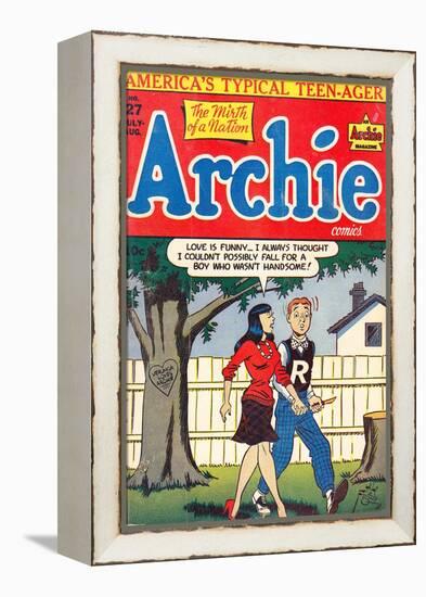 Archie Comics Retro: Archie Comic Book Cover No.27 (Aged)-Al Fagaly-Framed Stretched Canvas