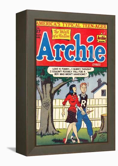 Archie Comics Retro: Archie Comic Book Cover No.27 (Aged)-Al Fagaly-Framed Stretched Canvas