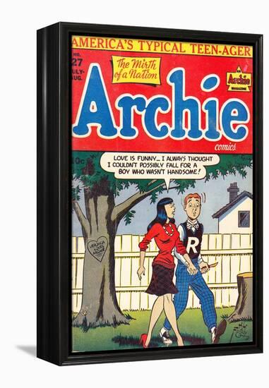 Archie Comics Retro: Archie Comic Book Cover No.27 (Aged)-Al Fagaly-Framed Stretched Canvas