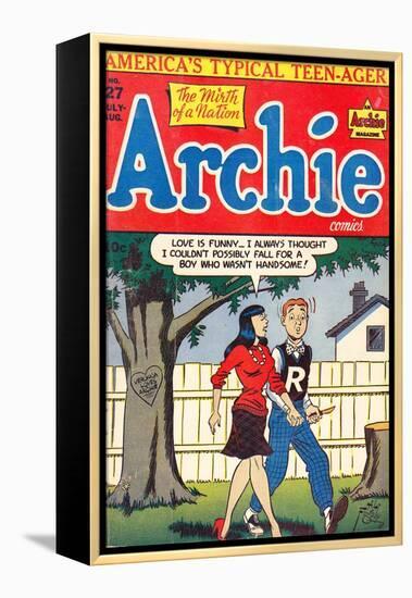 Archie Comics Retro: Archie Comic Book Cover No.27 (Aged)-Al Fagaly-Framed Stretched Canvas