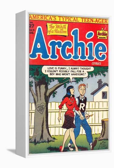 Archie Comics Retro: Archie Comic Book Cover No.27 (Aged)-Al Fagaly-Framed Stretched Canvas