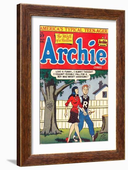 Archie Comics Retro: Archie Comic Book Cover No.27 (Aged)-Al Fagaly-Framed Art Print