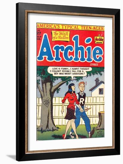 Archie Comics Retro: Archie Comic Book Cover No.27 (Aged)-Al Fagaly-Framed Art Print