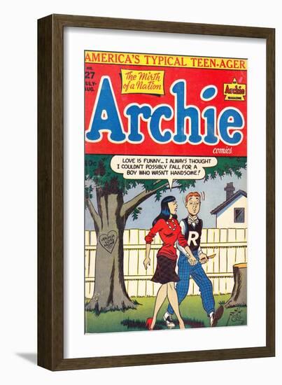 Archie Comics Retro: Archie Comic Book Cover No.27 (Aged)-Al Fagaly-Framed Premium Giclee Print