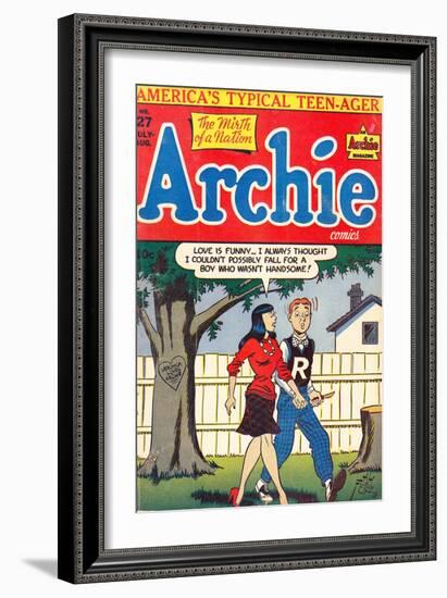 Archie Comics Retro: Archie Comic Book Cover No.27 (Aged)-Al Fagaly-Framed Premium Giclee Print