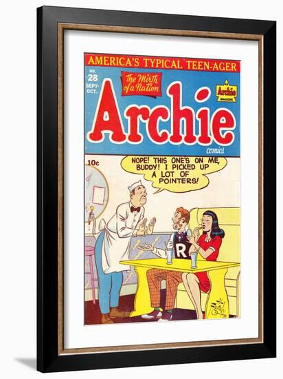 Archie Comics Retro: Archie Comic Book Cover No.28 (Aged)-Al Fagaly-Framed Art Print