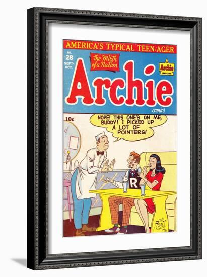 Archie Comics Retro: Archie Comic Book Cover No.28 (Aged)-Al Fagaly-Framed Art Print