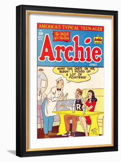 Archie Comics Retro: Archie Comic Book Cover No.28 (Aged)-Al Fagaly-Framed Art Print