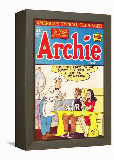 Archie Comics Retro: Archie Comic Book Cover No.28 (Aged)-Al Fagaly-Framed Stretched Canvas