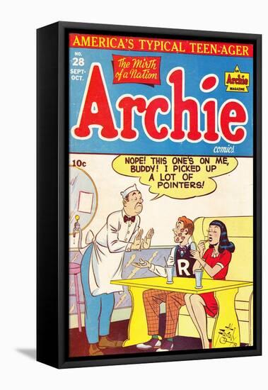 Archie Comics Retro: Archie Comic Book Cover No.28 (Aged)-Al Fagaly-Framed Stretched Canvas