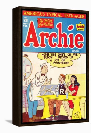 Archie Comics Retro: Archie Comic Book Cover No.28 (Aged)-Al Fagaly-Framed Stretched Canvas