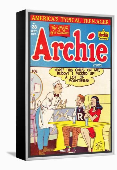 Archie Comics Retro: Archie Comic Book Cover No.28 (Aged)-Al Fagaly-Framed Stretched Canvas