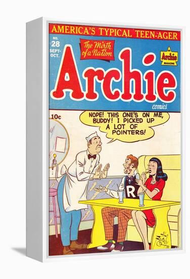 Archie Comics Retro: Archie Comic Book Cover No.28 (Aged)-Al Fagaly-Framed Stretched Canvas