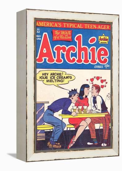 Archie Comics Retro: Archie Comic Book Cover No.32 (Aged)-Al Fagaly-Framed Stretched Canvas