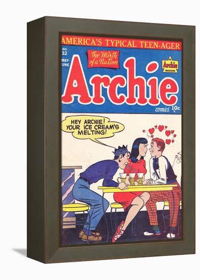 Archie Comics Retro: Archie Comic Book Cover No.32 (Aged)-Al Fagaly-Framed Stretched Canvas