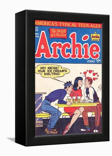 Archie Comics Retro: Archie Comic Book Cover No.32 (Aged)-Al Fagaly-Framed Stretched Canvas