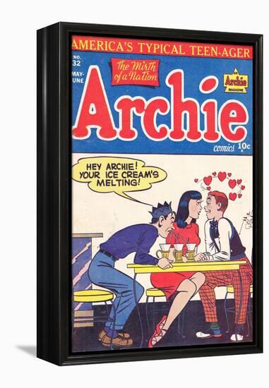 Archie Comics Retro: Archie Comic Book Cover No.32 (Aged)-Al Fagaly-Framed Stretched Canvas