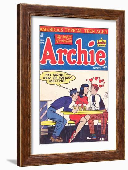 Archie Comics Retro: Archie Comic Book Cover No.32 (Aged)-Al Fagaly-Framed Premium Giclee Print