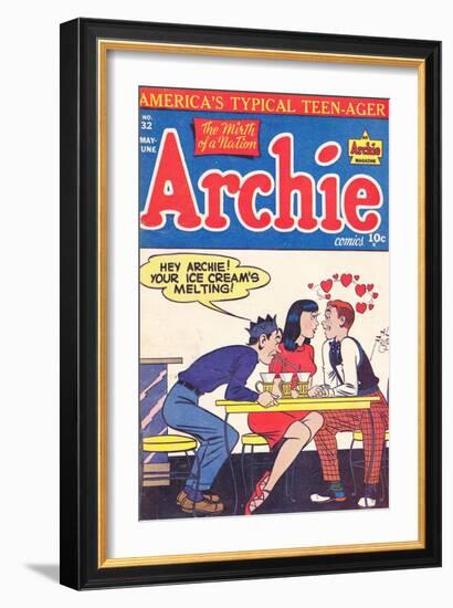 Archie Comics Retro: Archie Comic Book Cover No.32 (Aged)-Al Fagaly-Framed Premium Giclee Print