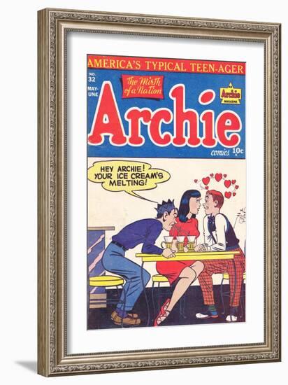 Archie Comics Retro: Archie Comic Book Cover No.32 (Aged)-Al Fagaly-Framed Art Print