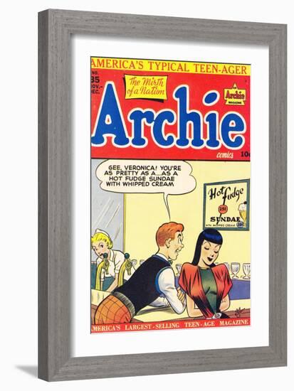 Archie Comics Retro: Archie Comic Book Cover No.35 (Aged)-Bill Vigoda-Framed Art Print