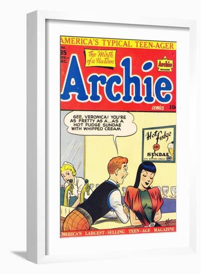 Archie Comics Retro: Archie Comic Book Cover No.35 (Aged)-Bill Vigoda-Framed Art Print