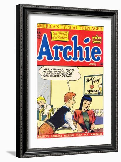 Archie Comics Retro: Archie Comic Book Cover No.35 (Aged)-Bill Vigoda-Framed Art Print