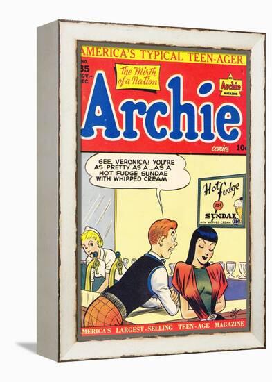 Archie Comics Retro: Archie Comic Book Cover No.35 (Aged)-Bill Vigoda-Framed Stretched Canvas