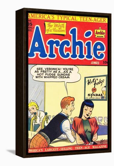 Archie Comics Retro: Archie Comic Book Cover No.35 (Aged)-Bill Vigoda-Framed Stretched Canvas